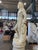 Figures on Round Bases in Solid Carrara Marble, Set of 2 For Sale - Image 12 of 15