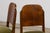 Set of 6 French Art Deco Walnut Dining Chairs in Olive Green Velvet, 1930s For Sale - Image 15 of 18