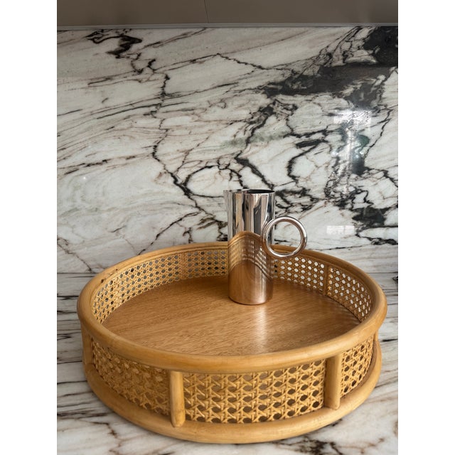 Wood&Cane Breakfast Tray For Sale - Image 4 of 4