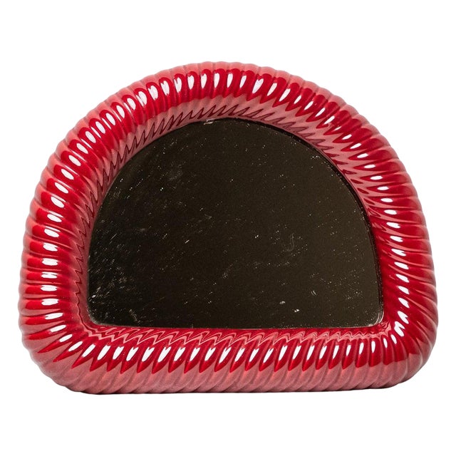 Segmented Mirror in the style of Tommaso Barbi, 1970s For Sale