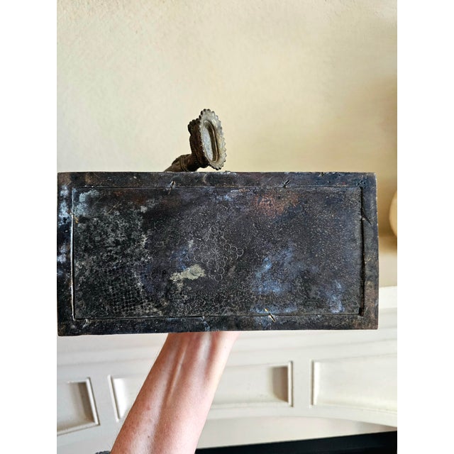 19th Century Nepalese Bronze Green Tara Seated Bodhisattva, 13.25” Pedestal Base For Sale - Image 11 of 12