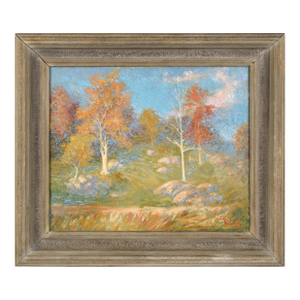 Grove of Trees on the Hillside - Landscape by William Horsbrugh-Porter Rha Irish by William Eric Horsbrugh-Porter