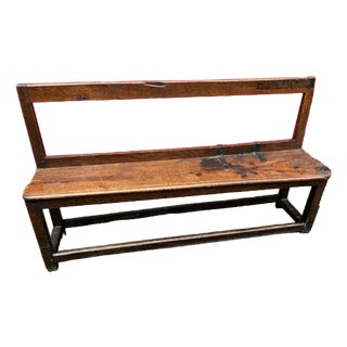 Vintage Rustic Bench, 1930s For Sale