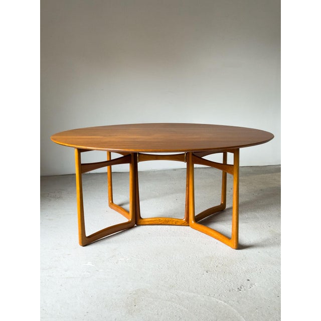 Teak Gateleg Dining Table by Peter Hvidt & Orla Mølgaard-Nielsen for France & Son., Denmark, 1960s For Sale - Image 4 of 18
