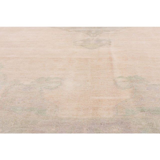 Mid 20th Century Vintage Turkish Oushak Rug, 05'08 X 09'03 For Sale - Image 5 of 10