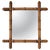 Antique English Faux Bamboo Wall Mirror with Foxed Glass For Sale - Image 9 of 9