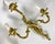Rococo Antique Rococo Bronze Wall Lamps, France, Set of 2 For Sale - Image 3 of 8
