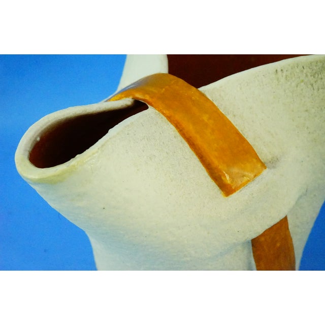 Modernist Ceramic Jug Vase by Studio Umbria ARS Umbra Umbertide, 1950s For Sale - Image 12 of 18