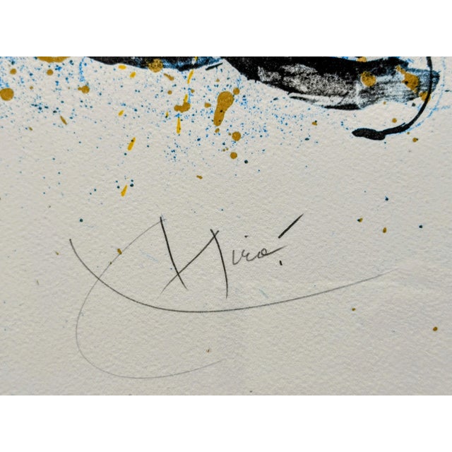 Joan miró - ma de proverbis / my proverb, hand-signed lithograph, 1970 lithograph in colors on wove paper, ediciones...