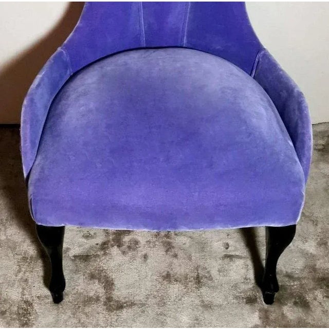 Hollywood Regency 1950s Hollywood Regency Style Italian Armchair For Sale - Image 3 of 12