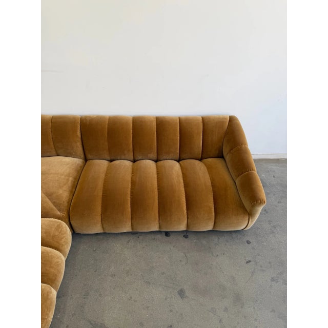 2020s Low Profile Channel Sectional Xl For Sale - Image 5 of 9