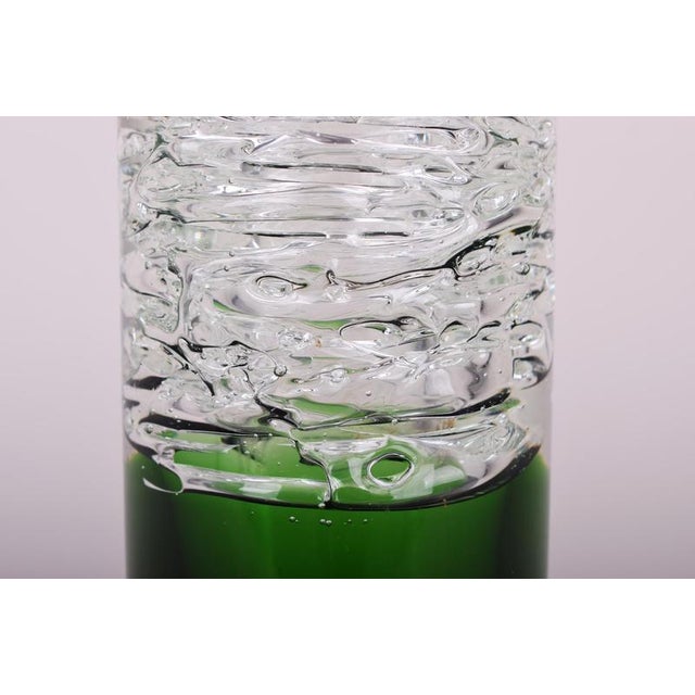 Mid-Century Vase by F. Vízner for Glasswork Škrdlovice, Czech, 1970s For Sale - Image 3 of 8