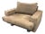 Early 21st Century DellaRobbia Light Brown Ultrasuede Lounge Chair For Sale