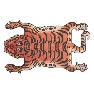 Tiger Velvet Vinyl Placemats, Set of 4 For Sale