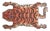 Tiger Velvet Vinyl Placemats, Set of 4 For Sale