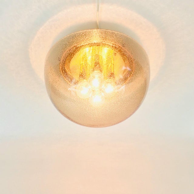 1970s Large Space Age Mushroom-Shaped Ceiling Light from Limburg, Germany, 1970s For Sale - Image 5 of 10