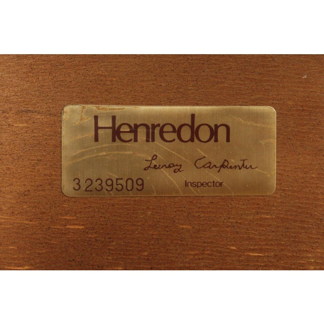 Henredon Aston Court Georgian Style Burled Mahogany Ten Drawer Dresser For Sale - Image 16 of 18