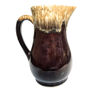 Farmhouse Brown Drip Pitcher