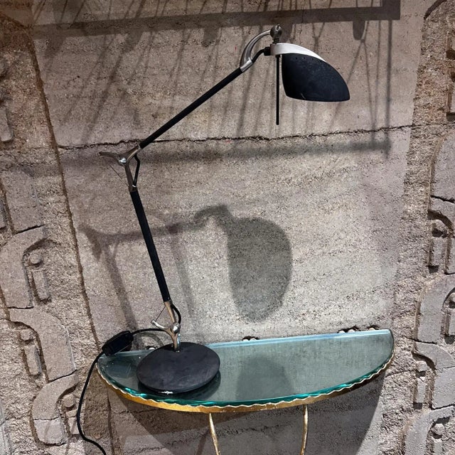Vintage Sculptural Modern Office Desk Lamp Black Tensor For Sale In San Diego - Image 6 of 11