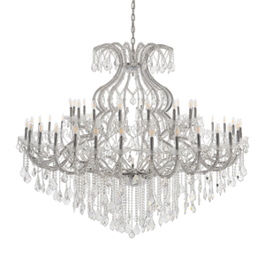 Vintage Italian Maria Chandelier With Crystals Pantalogues