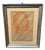 Felice Carena, Face of a Girl, 1952, Red Chalk Drawing For Sale