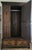 Brown Antique Victorian Gothic Revival Armoire 19th Century, Handcarved Oak For Sale - Image 8 of 17
