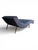 Attributed to Adrian Pearsall Wave Chaise Lounge Chair – Mid Century Modern Blue Bouclé For Sale - Image 12 of 16