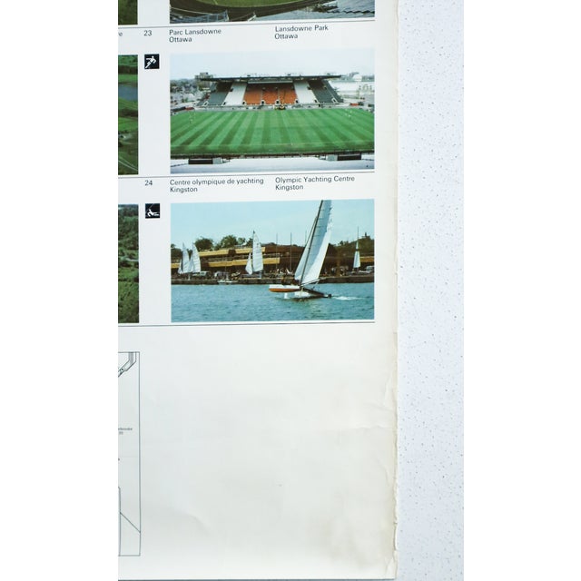 1976 Montreal Olympic Poster - Competition Sites - Cojo For Sale - Image 6 of 6