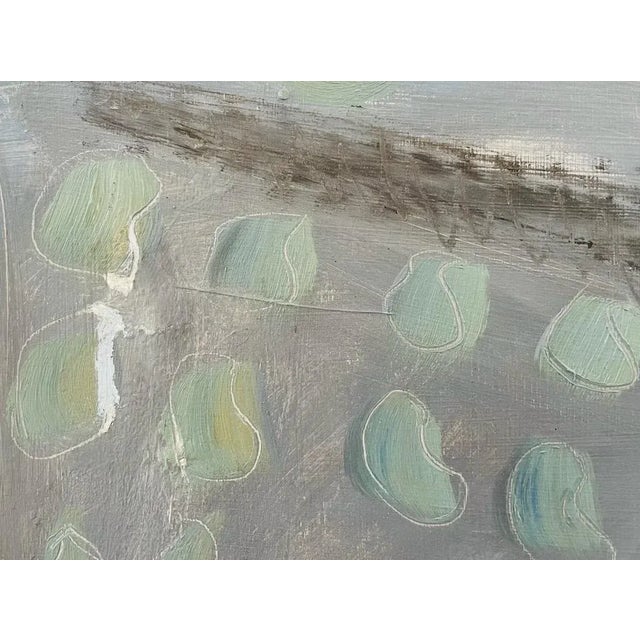 Contemporary California Mix Media Two Impressionist Abstract Signed Oil on Panel For Sale - Image 3 of 17