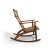 Danish Teak rocking chair designed by Hans Olsen for Juul Kristensen, 1955, Denmark. The chair is crafted of solid teak...