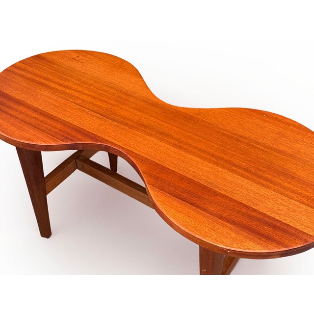 1970s Mid-Century Modern Biomorphic Coffee Table in Teak Wood, 1960 For Sale - Image 5 of 13