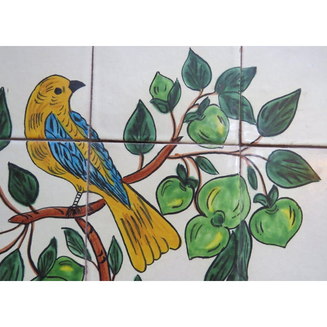 French Country Vintage Country French Tile Collage For Sale - Image 3 of 7
