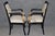 1960's Set 8 Regency Style Dolphin Head Ebonized & Gold Accent Armchairs For Sale In Philadelphia - Image 6 of 16