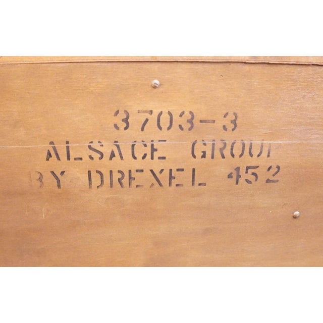 Drexel Furniture Alsace Group Solid Cherry French Provincial Style 50" Buffet 3703-3 For Sale - Image 15 of 15