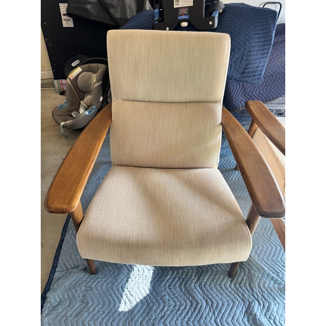 Mid Century Wood Chair Set of 2 For Sale - Image 11 of 11