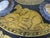 Paint Indian Ceremonial Rajput Dhal Shield Intricate Gold Painted Hunting Scenes For Sale - Image 7 of 18
