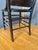 Pressed Back Chair with Leather Seat and Turned Parts For Sale - Image 3 of 18