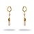 Metal Gold & Diamond Stud Pearl Drop Statement Earrings, A Pair For Sale - Image 7 of 7