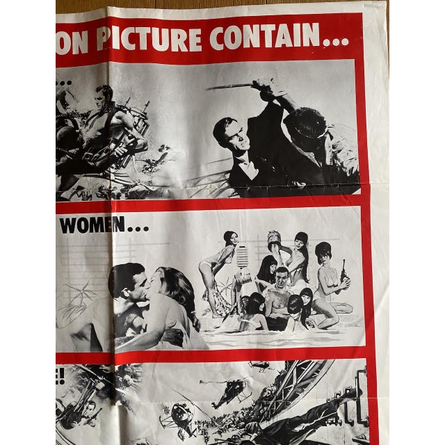 Thunderball / You Only Live Twice Poster from Robert McGinnis, 1970s For Sale - Image 4 of 10