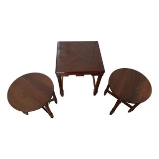 Vintage Italian-Style Nesting Tables 1960s – Set of 3 For Sale