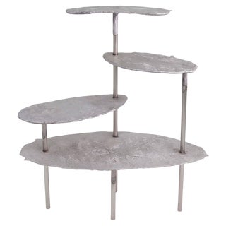 Aluminum Concretion Shelf by Studio Julien Manaira For Sale