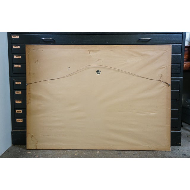 Antique John Octavius Anderson Signed Dear Sweet Spot Home Etching 37" For Sale - Image 12 of 12