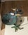 Verdigris Vintage Verdigris Copper Alloy Brutalist Star Table Lamp For Sale - Image 8 of 14