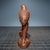 Hand-Carved Boxwood Parrot Figurine on Wooden Base - Asian Sculpture For Sale - Image 9 of 9