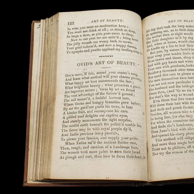 Brown 1824's Antique Book Ovid's Art of Love For Sale - Image 8 of 10