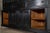 19th Century English Monumental Ebonised Pine Housekeepers Cupboard, 1880s For Sale - Image 9 of 18