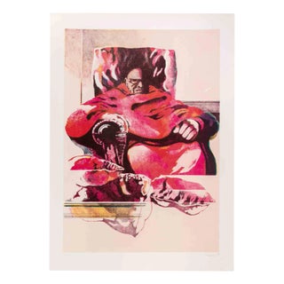 Mario Bardi, The Cardinal, Lithograph, 1979 For Sale