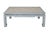 Vintage Swedish Blue-Grey Wash Wood Coffee Table With Ming Style Leg and Shagreen Top For Sale - Image 11 of 13