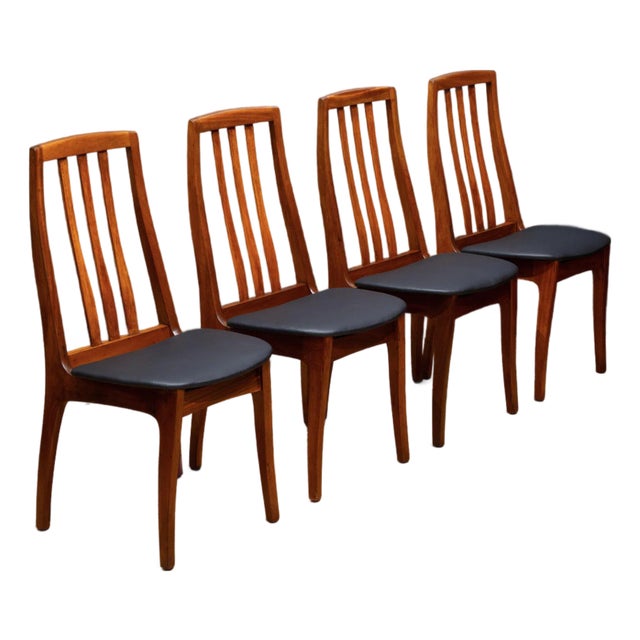 Reupholstered Mid-Century Danish Dining Chairs c.1960 For Sale