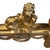 Pair of French Brass Chenets With Lions For Sale - Image 4 of 6